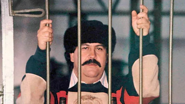 Pablo Escobar preso en La Catedral. Foto: Difusión