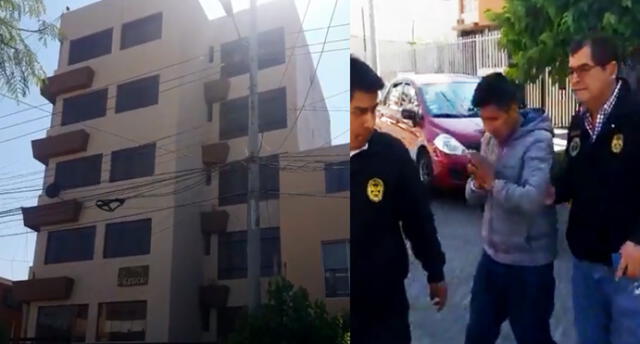 Muchacha muere tras caer del quinto piso de edificio en Arequipa.