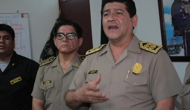 General PNP reafirma su compromiso contra el crimen en Piura.