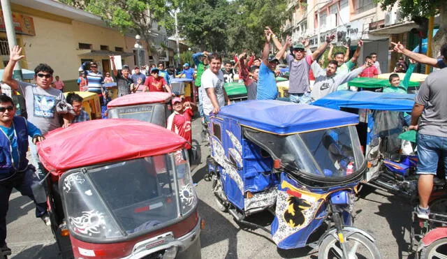 Mototaxistas anuncian marcha de protesta. (Foto: La República)