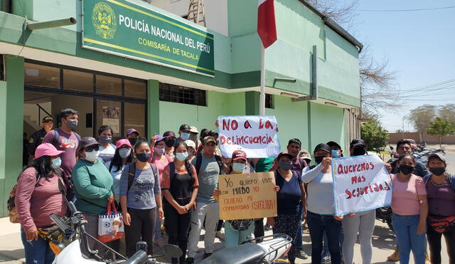 Pobladores Denuncian falta de patrullaje por parte de la policía. Foto: Almendra Ruesta