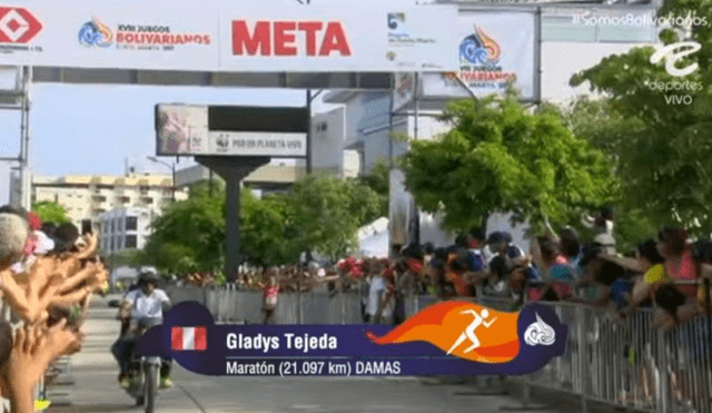 Gladys Tejeda logra la medalla de oro en los Juegos Bolivarianos