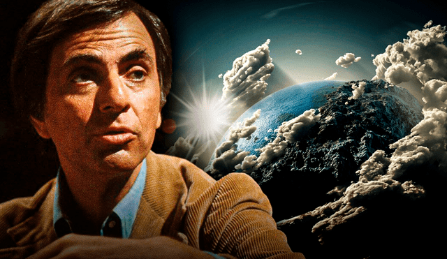 Carl Sagan, astrónomo y presentador del programa científico "Cosmos", fue partidario de prohibir el uso de las armas nucleares, una amenaza muy latente durante la Guerra Fría. Foto: composición de Gerson Cardoso / La República