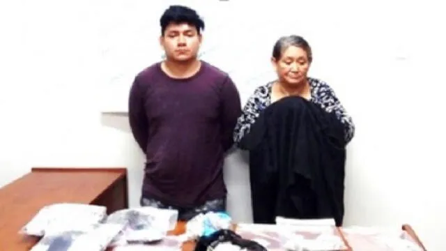 Trujillo: capturan a madre e hijo que vendían droga en su vivienda 