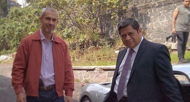 Jorge Navarro Sánchez y Horacio Escamilla, actores de "Sin miedo a la verdad".