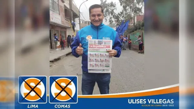 Elecciones 2018: diario La República desdice a candidato de Comas