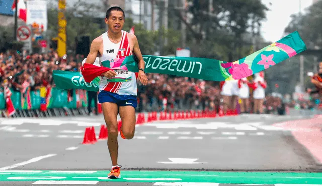 Cristhian Pacheco se consagró con la medalla de oro en maratón de los Juegos Panamericanos Lima 2019.