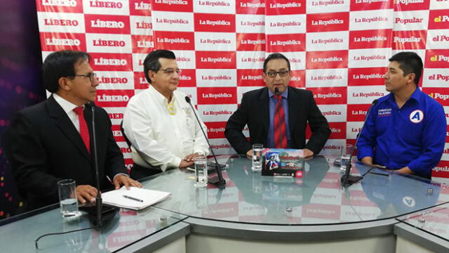 Versus Electoral en el Sur: Christian Talavera, Elvis Delgado y Heber Cueva [VIDEO]