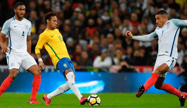 Con Neymar, Brasil igualó 0-0 ante Inglaterra en Wembley por amistoso internacional [VIDEO]