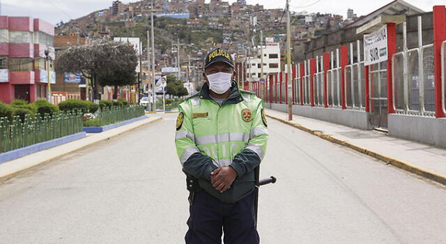 DESCONTENTO. Policías de la región Puno no están conformes con calidad de productos.