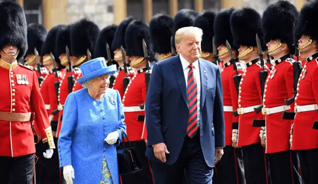 Reina Isabel II corrigió a Trump en famosa caminata y evita que pase la vergüenza de su vida [VIDEO]
