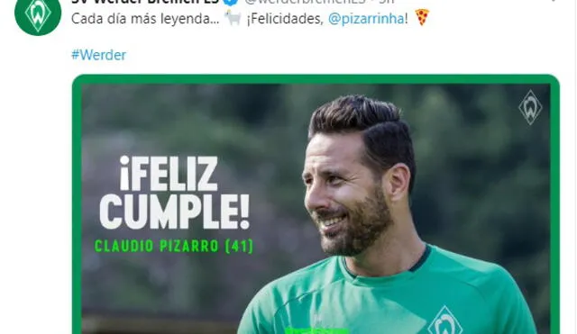 Claudio Pizarro: Bayern Múnich, Alianza Lima y Werder Bremen saludan al peruano.