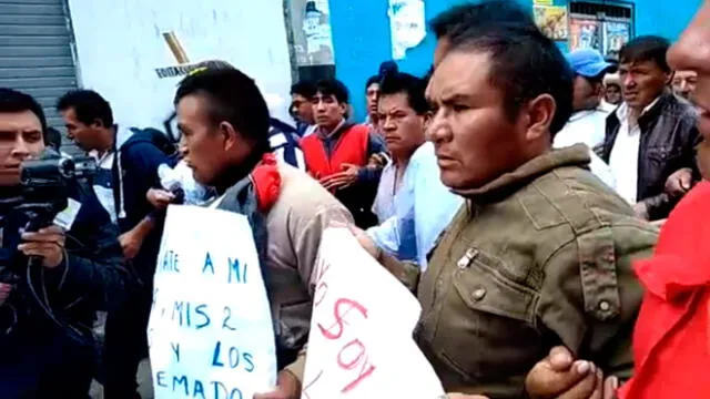 Cajamarca: Ronderos entregan a presunto homicida a la Policía Nacional [VIDEO]