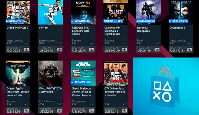 PS4: siguen los descuentos de hasta 70% en la PlayStation Store por The Game Awards 2018