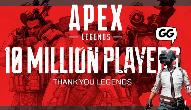 Apex Legends junta 10 millones de jugadores en tres días y creador de PUBG los felicita