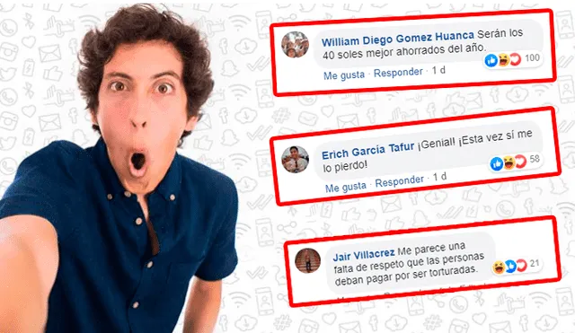 Facebook viral: usuarios realizan crueles comentarios sobre unipersonal de Mateo Garrido Lecca [FOTOS]
