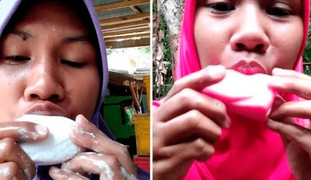 YouTube viral: youtuber asiática hacer ‘reviews’ de jabones y termina comiéndoselos [VIDEO]