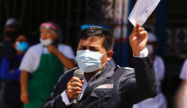Gobernador de Arequipa tuvo primera aparición pública tras fallo judicial. Créditos foto: Oswald Charca/La República.