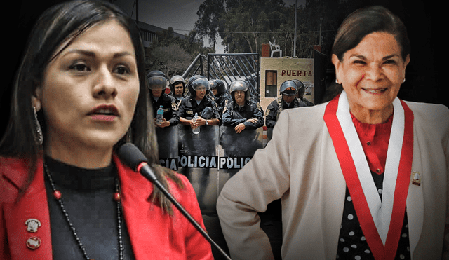 Congresista de Perú Libre criticó accionar de rectora de San Marcos. Foto: composición de Fabrizio Oviedo/La República