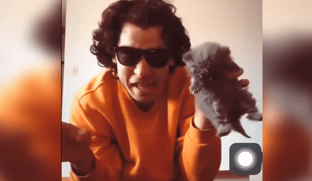 Facebook: influencer peruano usa a gato para cruel broma y genera críticas [VIDEO]