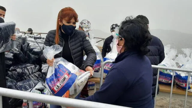 Los víveres servirán para alimentar a 600 familias que se vieron afectadas por la actual pandemia de coronavirus. | Foto: Difusión