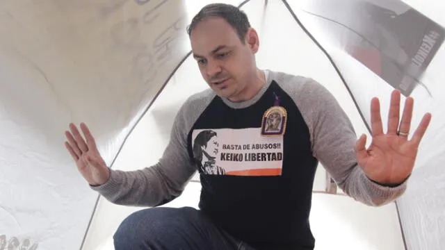 Mark Vito añadió que continuará con su huelga de hambre. Foto: La República.