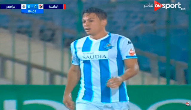 Cristian Benavente convirtió su primer gol en la Liga de Egipto [VIDEO]