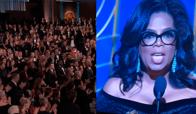 Globos de Oro: Oprah Winfrey lanza duro discurso contra los acosadores  [VIDEO]