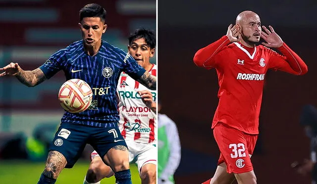 América vs. Toluca se miden en el Estadio Nemesio Díez. Foto: composición/América/Toluca