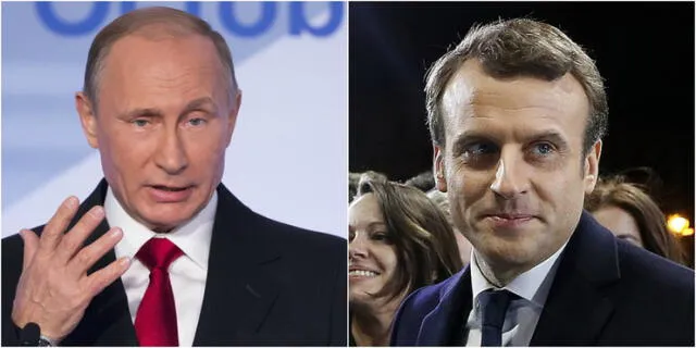 Vladimir Putin: Pide a Macron superar “la desconfianza mutua”
