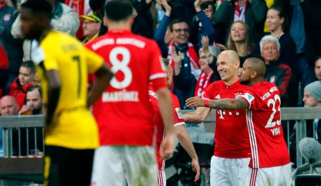 Goles y resumen: Bayern Múnich goleó sin problemas 4-1 al Borussia Dortmund [VIDEO]