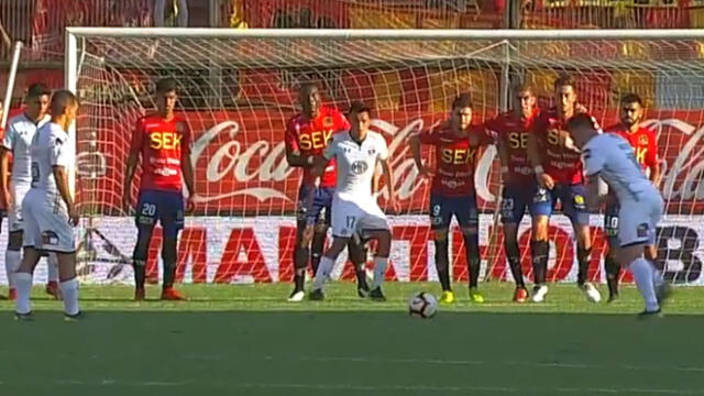 Colo Colo vs Unión Española: Mouche anotó el 1-0 de los Albos en la Liga de Chile [VIDEO] 