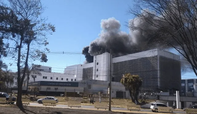 Hospital, incendio, Brasil