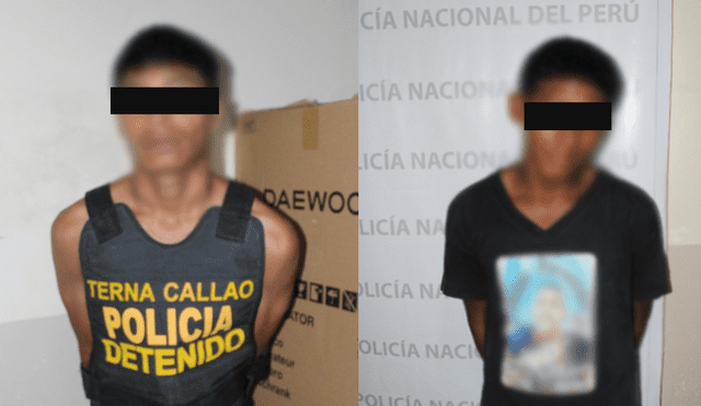 Callao: menores de 14 y 17 años pertenecían a banda criminal