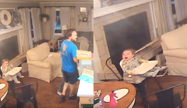 YouTube viral: padre es sorprendido por terremoto y al salir de casa se olvida de su bebé [VIDEO]