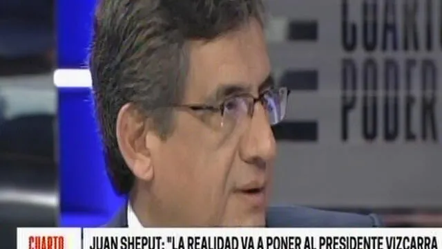 Juan Sheput: "No es oportuno el nombramiento de César Villanueva" [VIDEO]