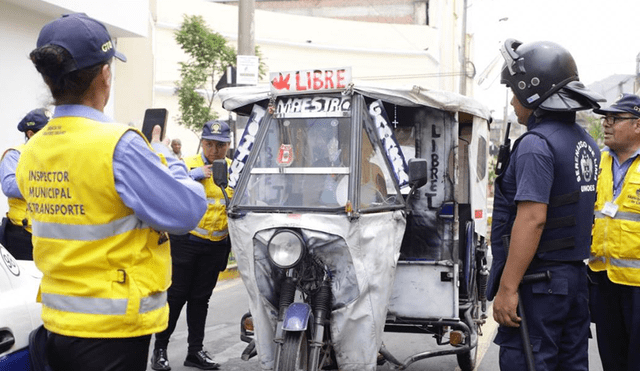 Municipalidad de Lima intervino a 19 mototaxis informales en Centro Histórico