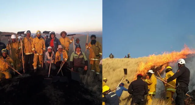 Cusco: sofocan incendio que amenazaba el parque arqueológico de Sacsayhuamán