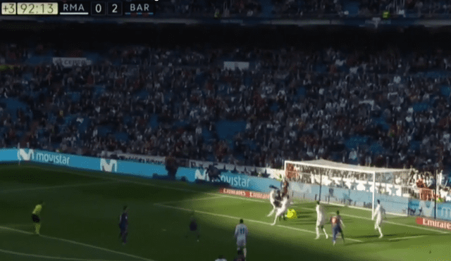 Real Madrid vs. Barcelona: Mira el tercer gol del baile a los "Merengues"[VIDEO]