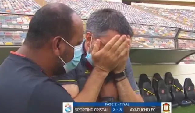 Gerardo Ameli debutó como entrenador en 2016 al mando de Sport Rosario. Foto: captura de video/Gol Perú