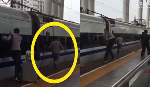 YouTube: su mano quedó atrapada entre las puertas de un tren, el final es doloroso [VIDEO]