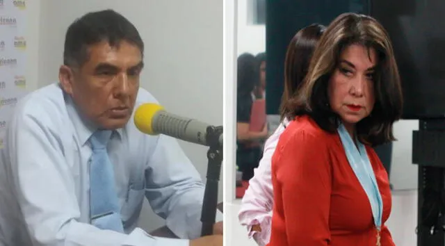 Procurador José Vergaray anunció denuncias contra Martha Chávez. Foto: Composición - Radio Americana
