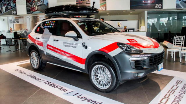 La Expedición Cayenne de Porsche se reportó en Lima