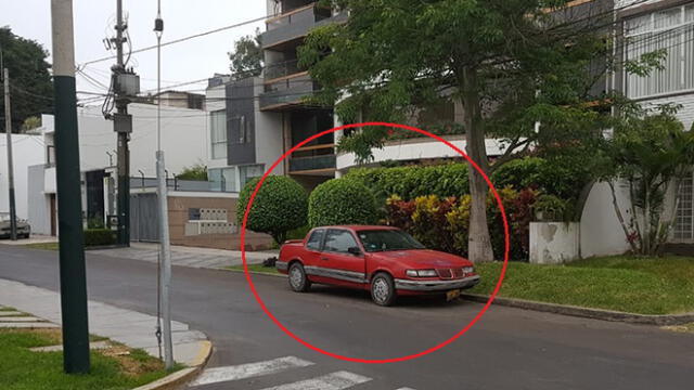 San Isidro: denuncian abandono de auto desde hace diez años [FOTOS]