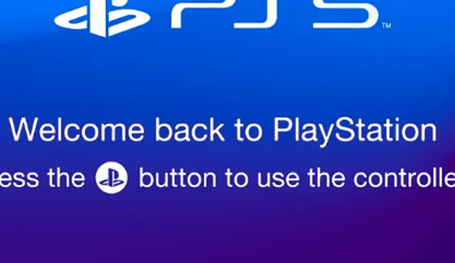 La frase "Bienvenido de vuelta a PlayStation" podría referirse a la retrocompatibilidad.