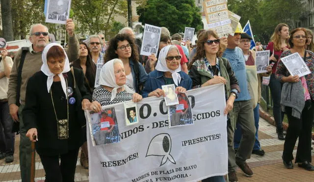 Madres de Plaza de Mayo conmemoran 40 años de lucha por los desaparecidos