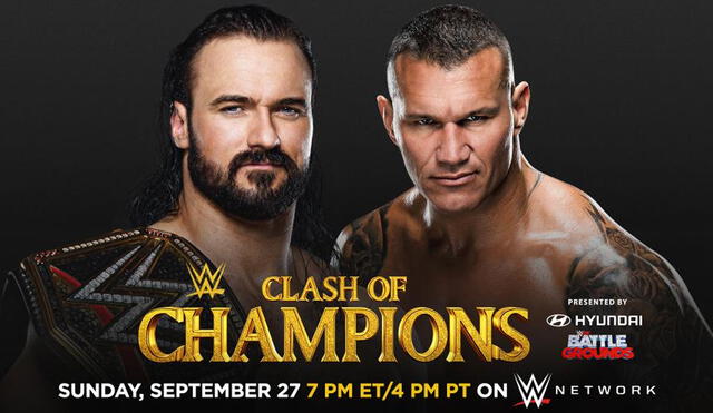 Drew McIntyre vs. Randy Orton por el Campeonato Mundial de WWE
