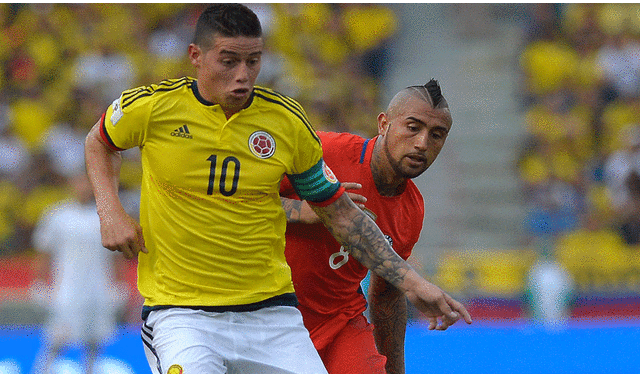 Colombia y Chile juegan hoy por cuartos de final de la Copa América 2019 en la Arena Corinthians de Sao Paulo. | Foto: AFP