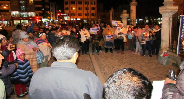 Puno: Realizan vigilia por madre desaparecida desde hace 10 días en Juliaca [FOTOS y VIDEO]