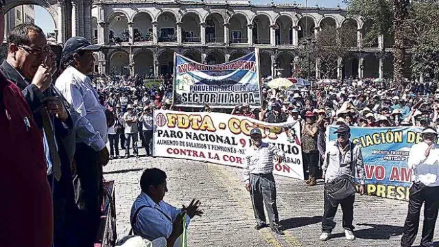 MEDIDA. En Arequipa, gremios de trabajadores y transportistas saldrán a las calles en rechazo al proyecto minero Tía María.